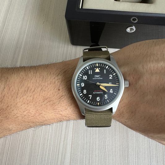 IWC SPITFIRE CINZA NYLON AUTOMÁTICO 39MM
