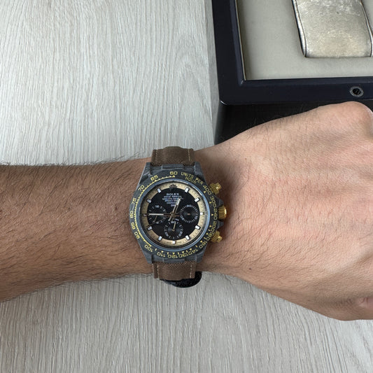 ROLEX DAYTONA DIW CARBONO MARROM 40MM