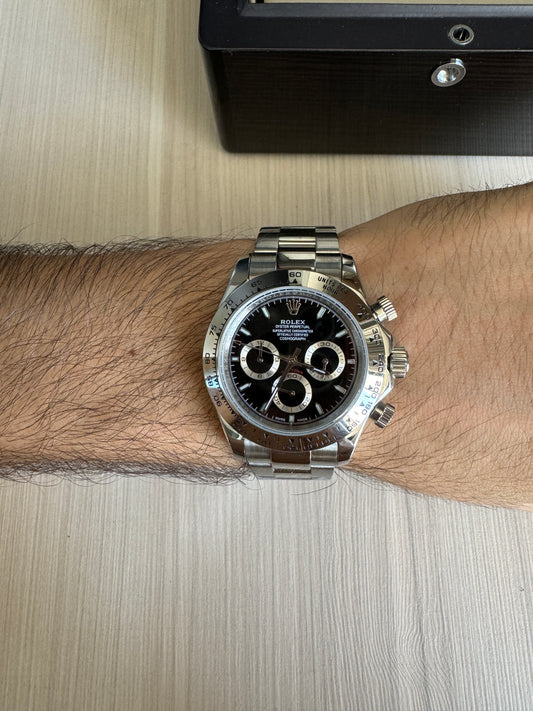 ROLEX DAYTONA PRATA PRETO 40MM