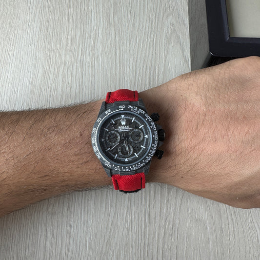 ROLEX DAYTONA DIW CARBONO VERMELHO 40MM