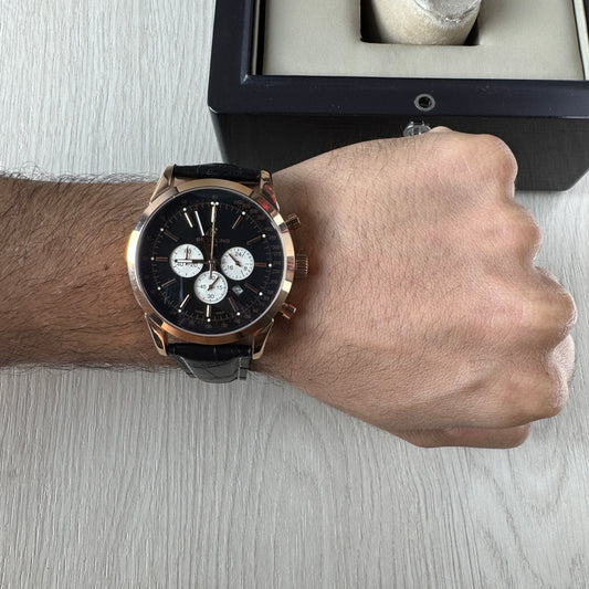 BREITLING TRANSOCEAN ROSE COURO 44MM