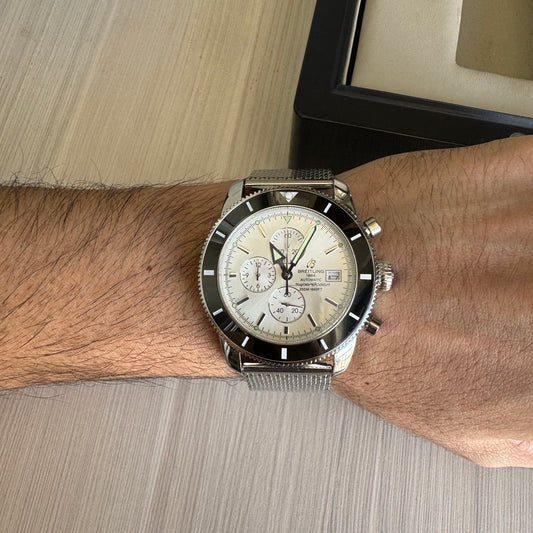 BREITLING SUPEROCEAN BRANCO 46MM