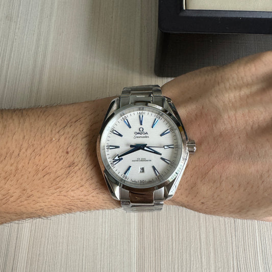 OMEGA SEAMASTER AQUATERRA BRANCO 41MM
