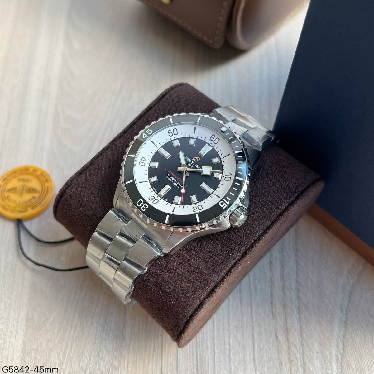 BREITLING SUPEROCEAN AUTOMÁTICO PRETO 43MM