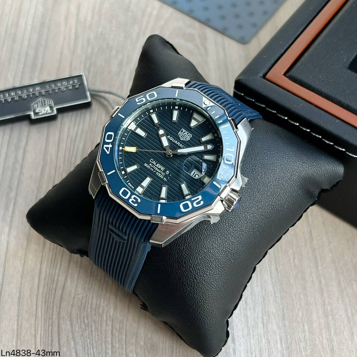 TAG HEUER AQUARACER AZUL BORRACHA AUTOMÁTICO 43MM