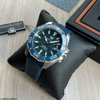 TAG HEUER AQUARACER AZUL BORRACHA AUTOMÁTICO 43MM