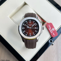 PATEK PHILIPPE AQUANAUT PRATA MARROM 40MM