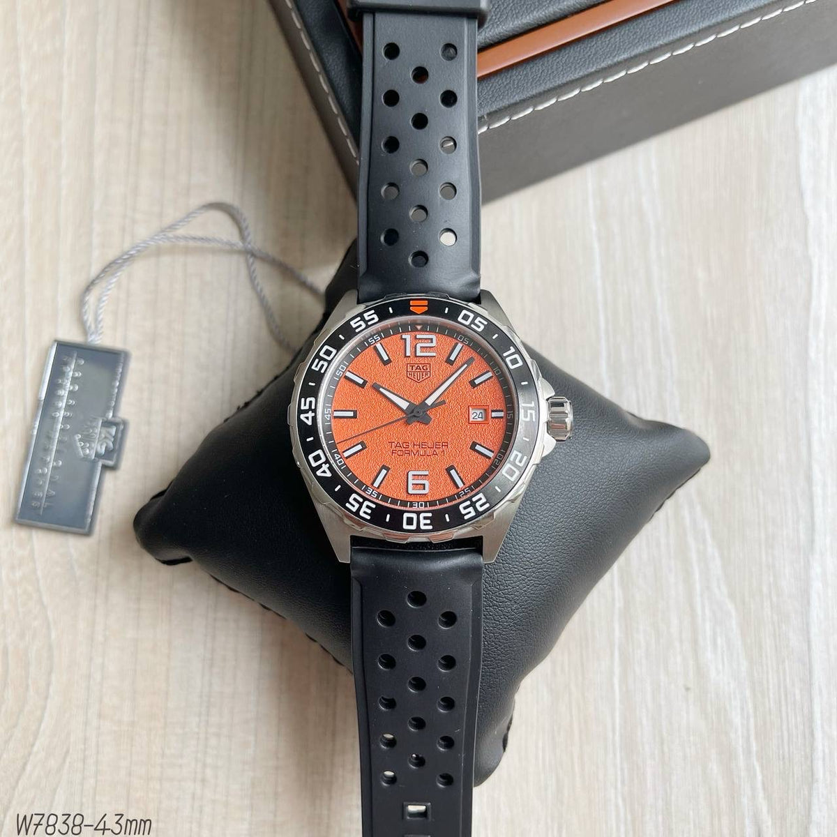 TAG HEUER F1 FORMULA 1 PRATA BORRACHA AUTOMÁTICO 43MM
