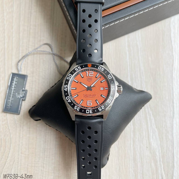 TAG HEUER F1 FORMULA 1 PRATA BORRACHA AUTOMÁTICO 43MM