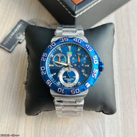 TAG HEUER F1 FORMULA 1 PRATA AZUL 43MM