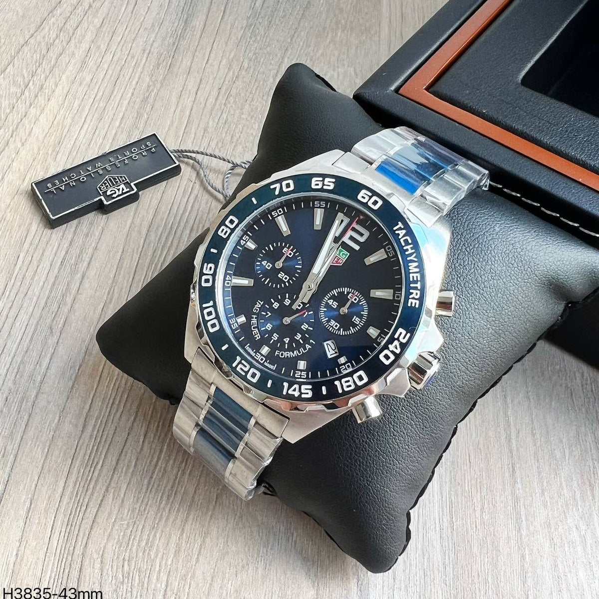 TAG HEUER F1 FORMULA 1 PRATA AZUL 43MM