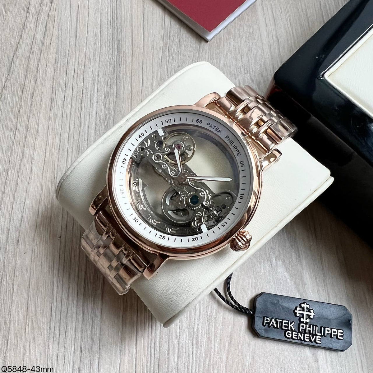 PATEK PHILIPPE ESQUELETO ROSE AUTOMATICO 43MM