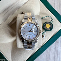 ROLEX DATEJUST MISTO DOURADO JUBILEU FEMININO 36MM