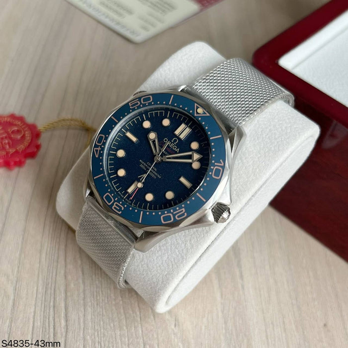 OMEGA SEAMASTER DIVER 300M 007 AZUL 43MM