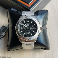 TAG HEUER AQUARACER PRATA PRETO 41MM