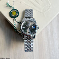 ROLEX DATEJUST PRATA CINZA JUBILEU 41MM