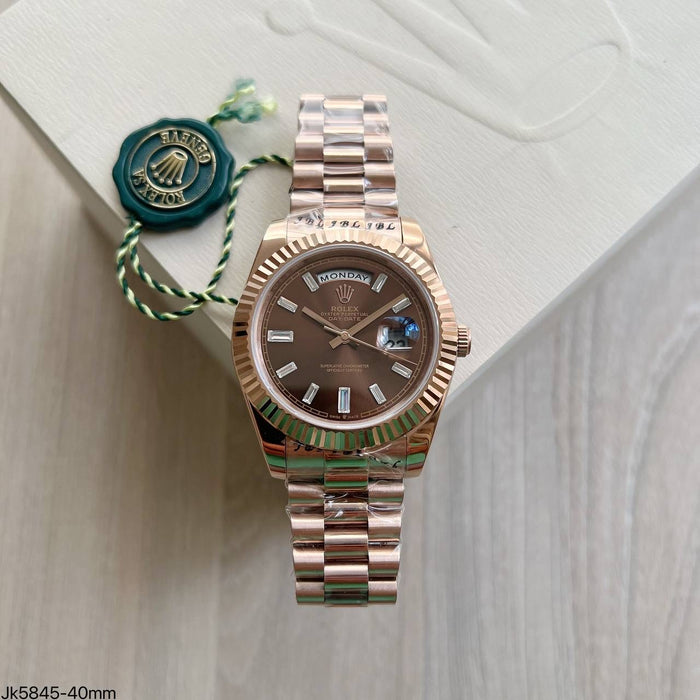 ROLEX DAY-DATE ROSE BRILHANTES 40MM