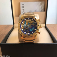 BVLGARI IRON MAN RHINO DOURADO 44MM