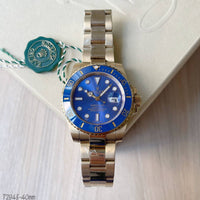 ROLEX SUBMARINER  DOURADO AZUL 40MM