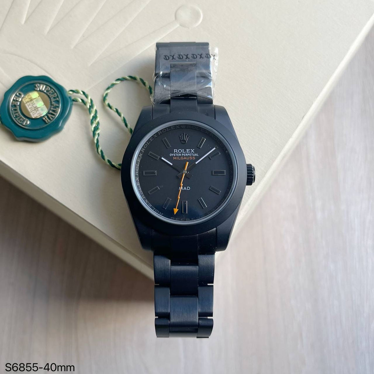 ROLEX MILGAUSS ESPECIAL PRETO 40MM