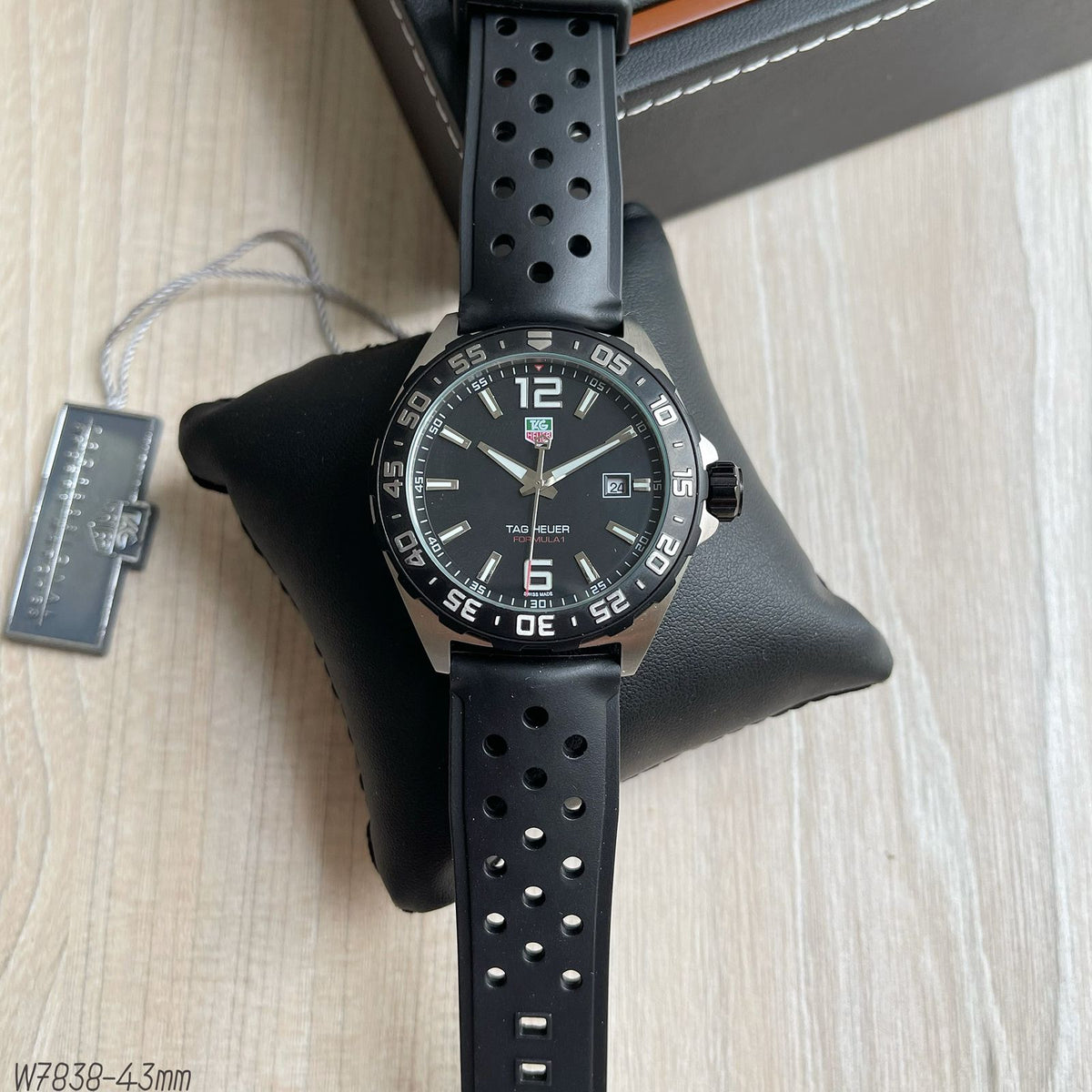 TAG HEUER F1 FORMULA 1 PRATA BORRACHA AUTOMÁTICO 43MM