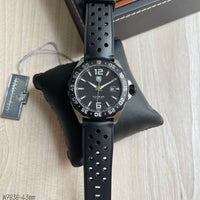TAG HEUER F1 FORMULA 1 PRATA BORRACHA AUTOMÁTICO 43MM
