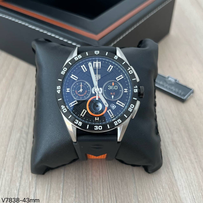 TAG HEUER CARRERA PRATA LARANJA 44MM