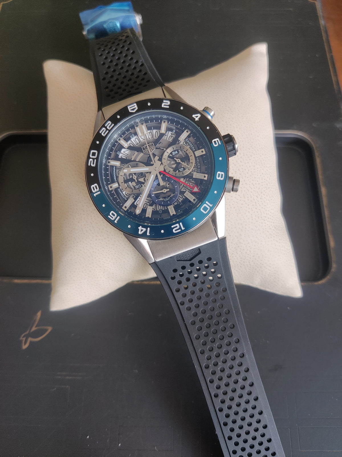TAG HEUER CARRERA 02 PRATA 45MM