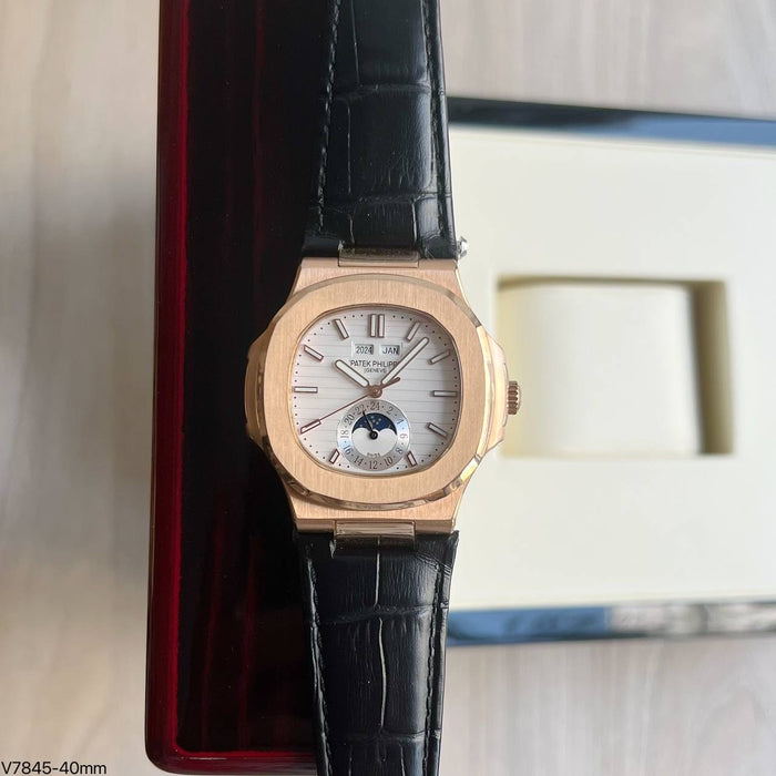 PATEK PHILIPPE NAUTILUS ROSE BRANCO 40MM