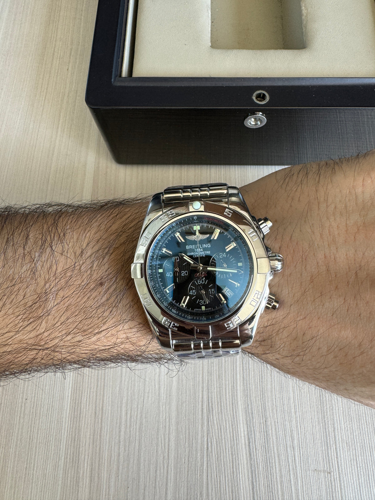BREITLING CHRONOMAT PRETO 46MM
