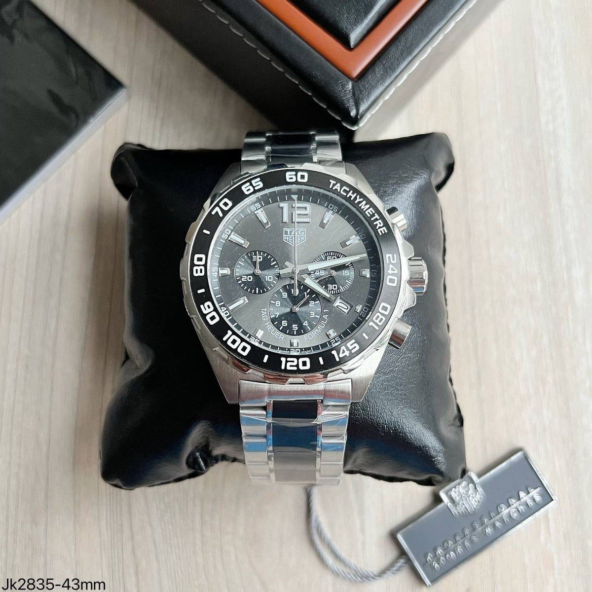 TAG HEUER F1 FORMULA 1 PRATA PRETO 43MM