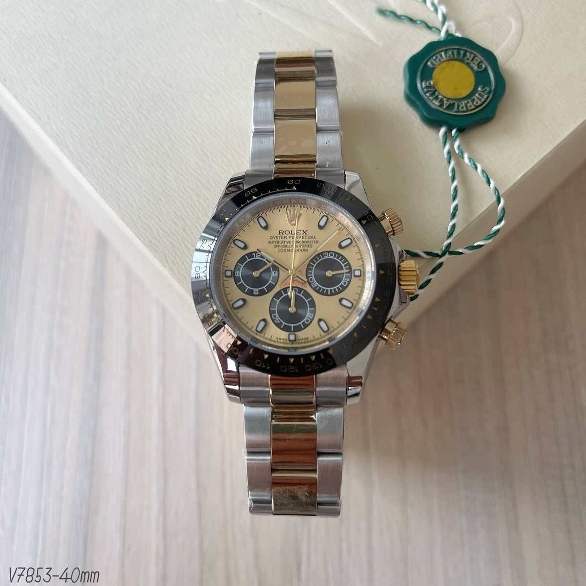 ROLEX DAYTONA MISTO DOURADO 40MM