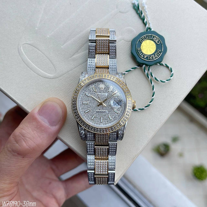 ROLEX DATE JUST BRILHANTES FEMININO 39MM