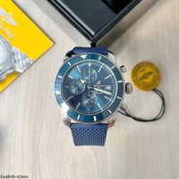 BREITLING SUPEROCEAN AZUL BORRACHA 46MM
