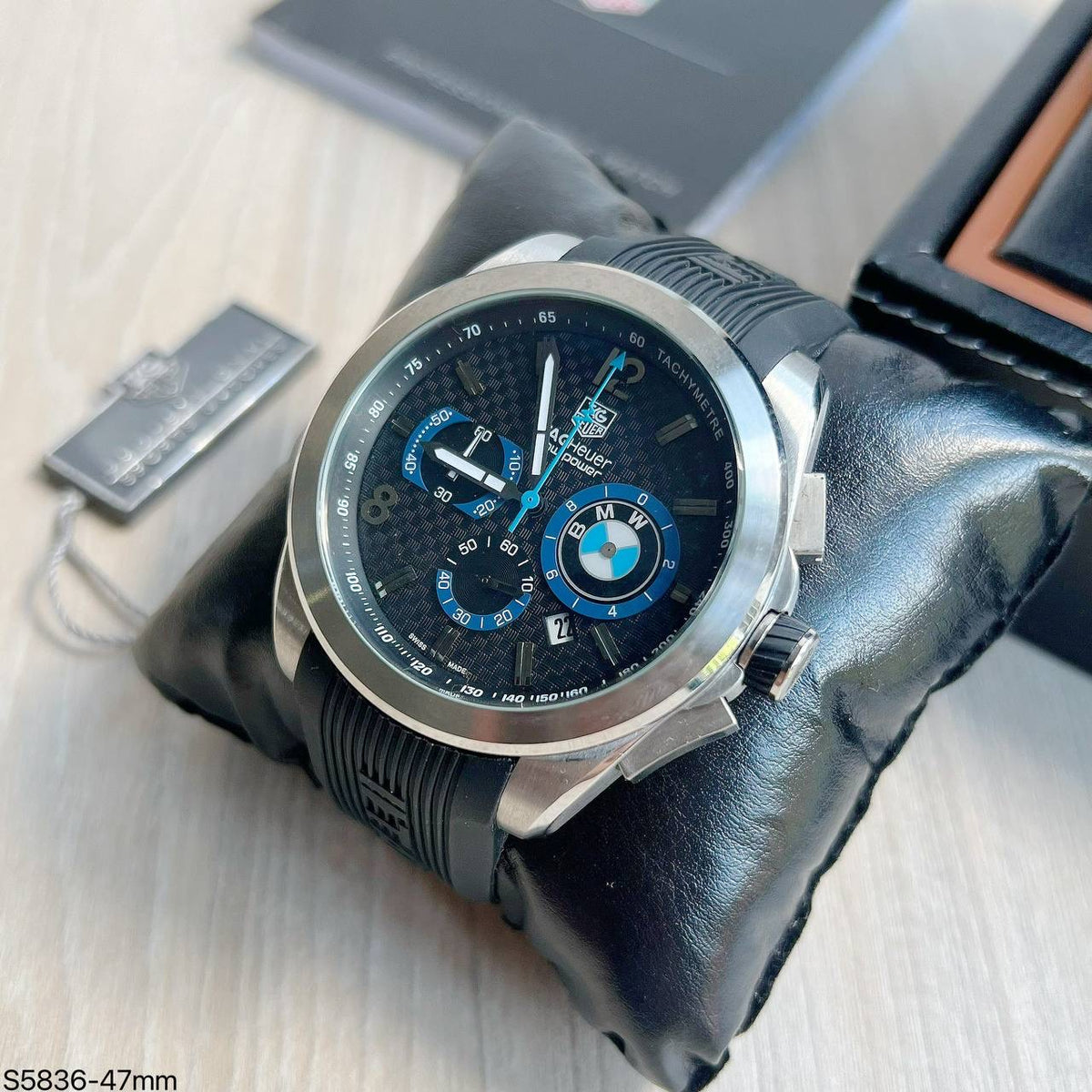 TAG HEUER CARERRA BMW PRATA 45MM