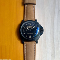 PANERAI LUMINOR MARINA PRETO COURO 47MM