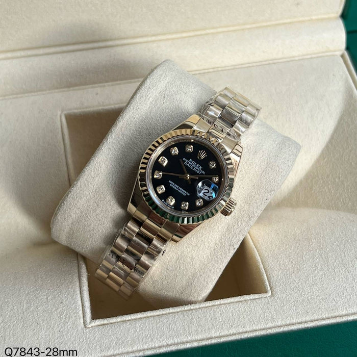 ROLEX DAYDATE DOURADO FEMININO 28MM