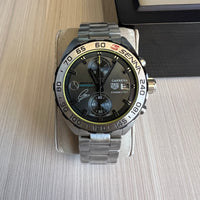 TAG HEUER SENNA PRATA CINZA 43MM