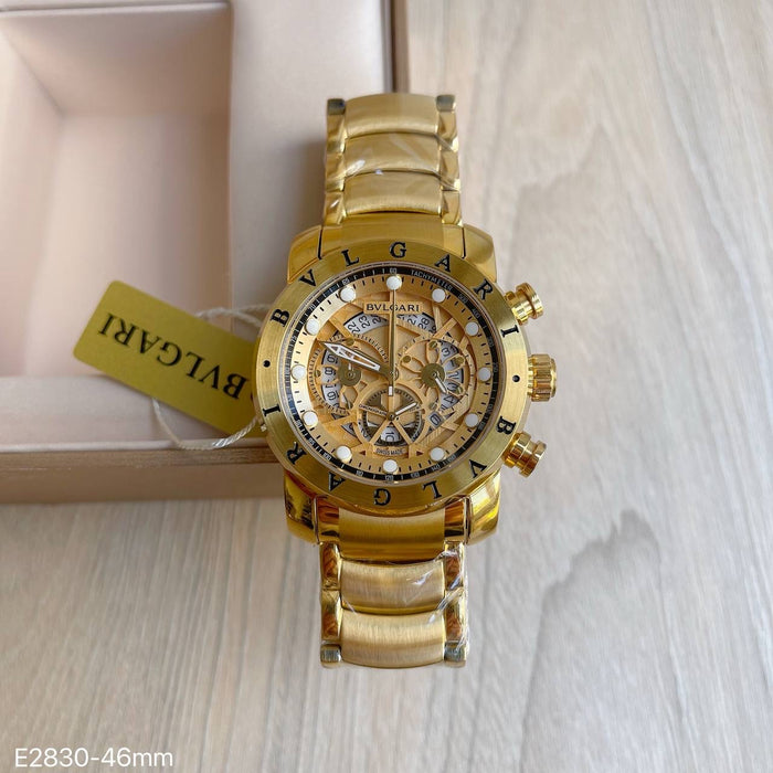 BVLGARI IRON MAN DOURADO 44MM