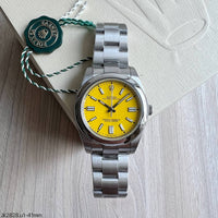 ROLEX OYSTER PRATA AMARELO 41MM
