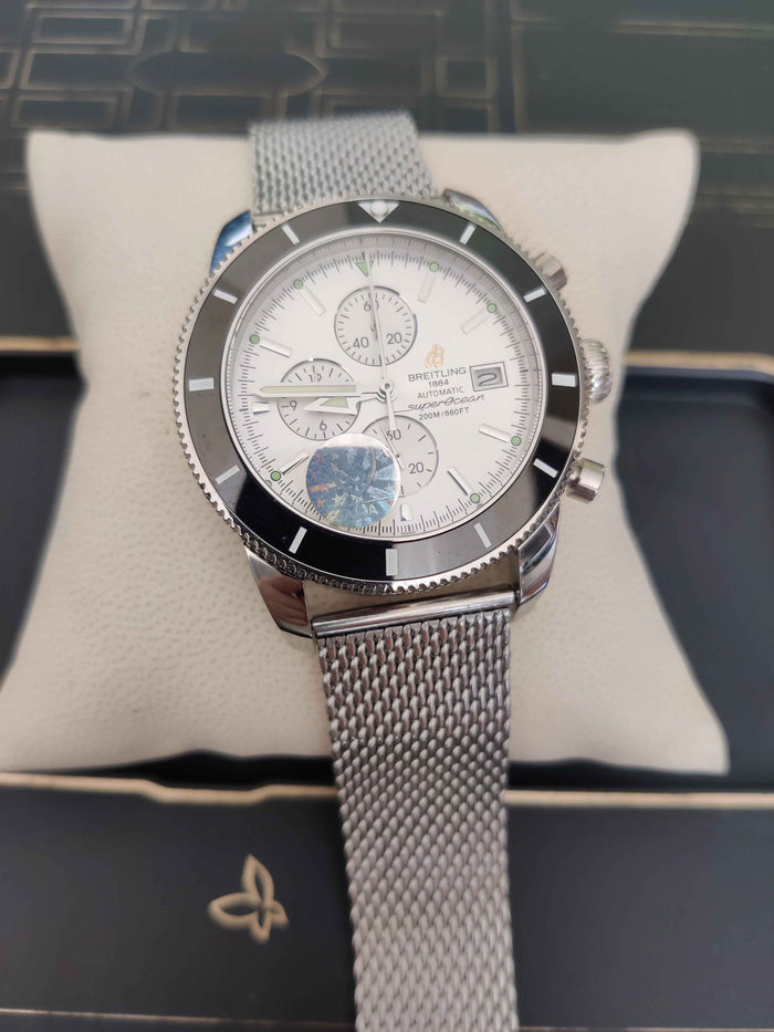 BREITLING SUPEROCEAN BRANCO 46MM
