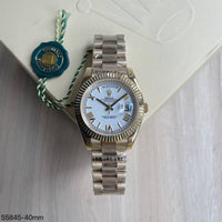 ROLEX DAY-DATE DOURADO BRANCO FEMININO 36MM