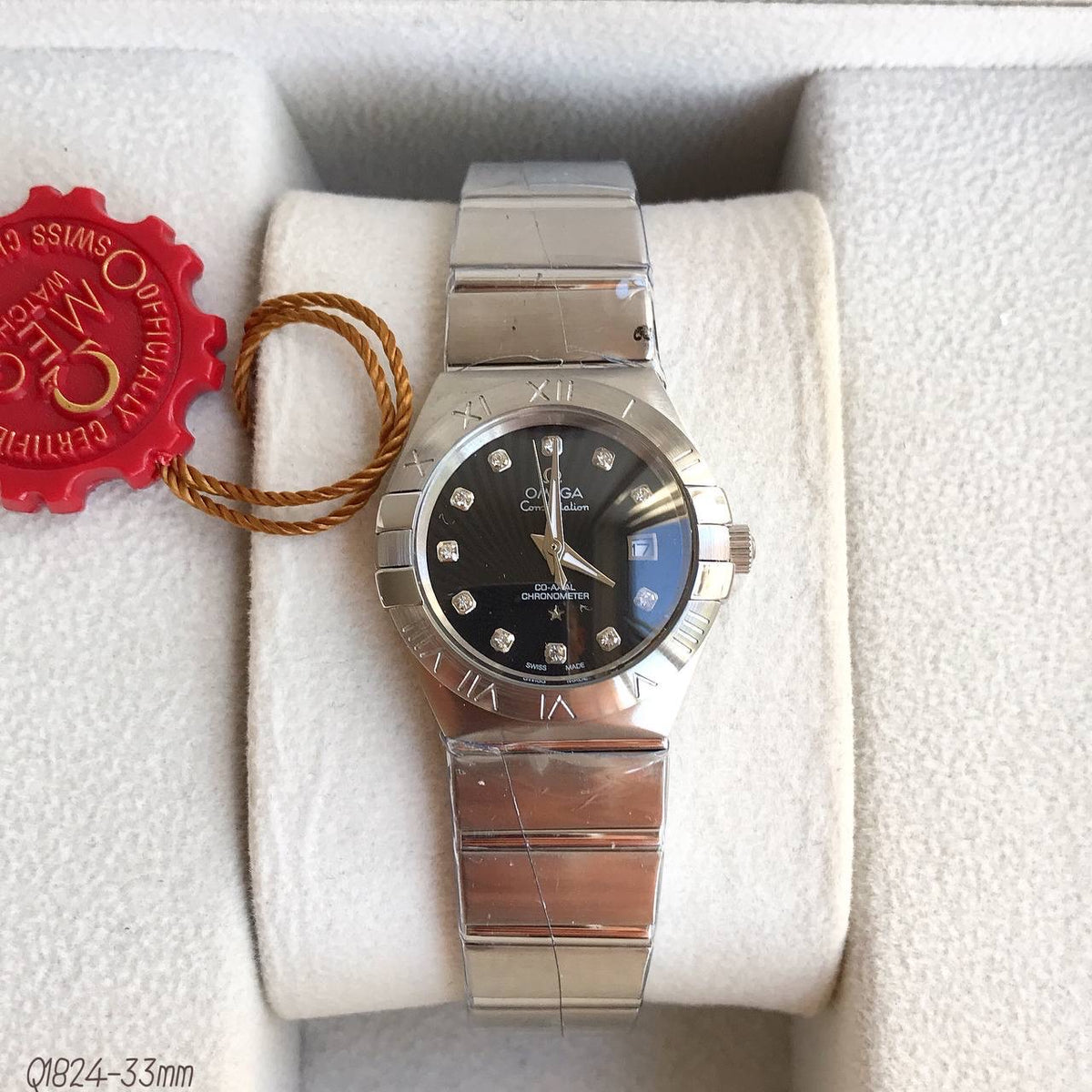 OMEGA CONSTELLATION PRATA FEMININO 33MM