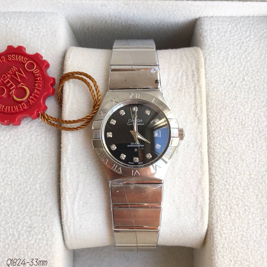 OMEGA CONSTELLATION PRATA FEMININO 33MM