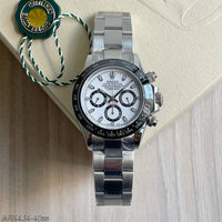 ROLEX DAYTONA PANDA PRATA BRANCO  40MM