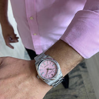 ROLEX OYSTER PRATA ROSA 41MM