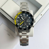 IWC AQUATIMER PRATA PRETO 44MM