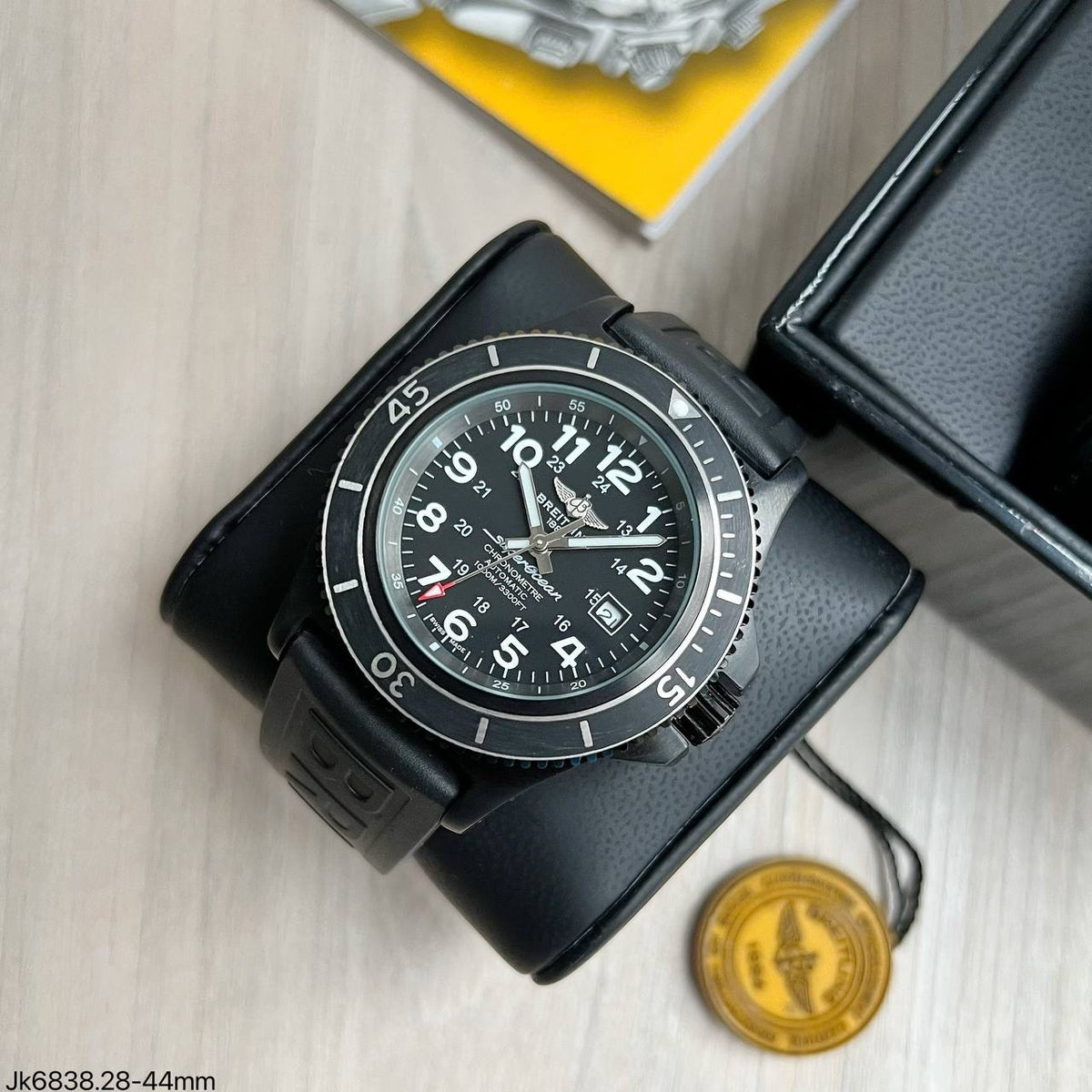 BREITLING SUPEROCEAN AUTOMÁTICO PRETO 44MM