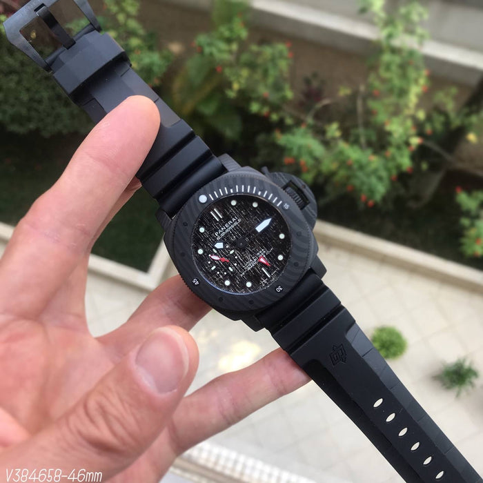 PANERAI SUBMERSIBLE LUNA ROSSA PRETO BORRACHA 47MM