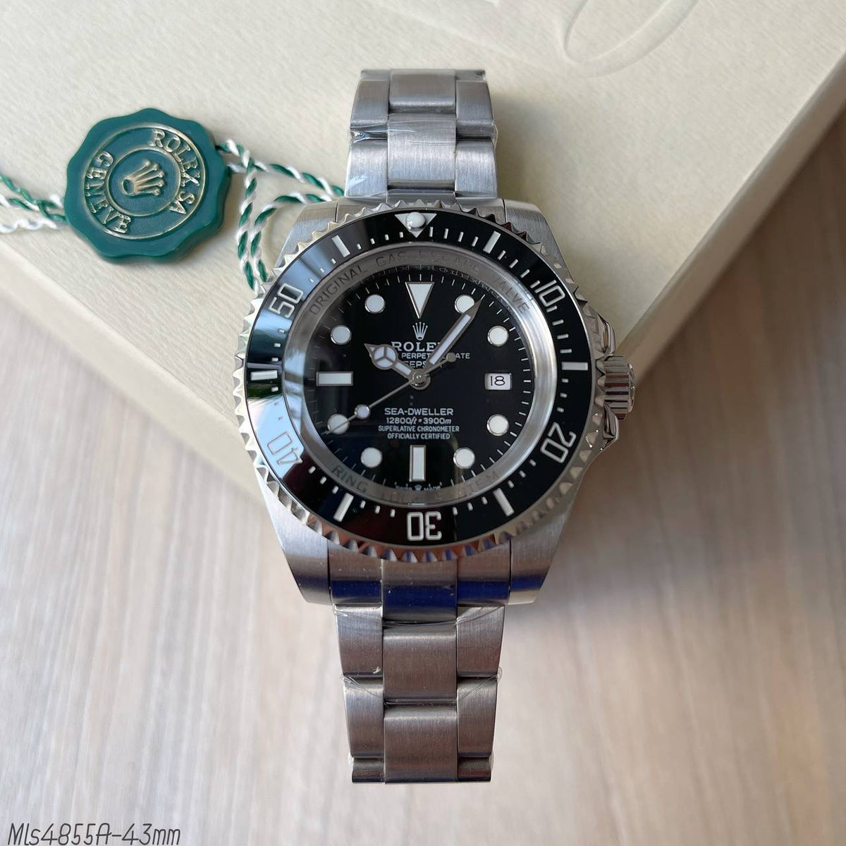 ROLEX DEEPSEA PRATA PRETO 44MM